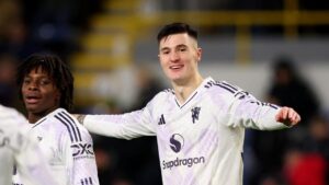 Benjamin Sesko Cetak Brace, Manchester United Ditahan Imbang Burnley 2-2