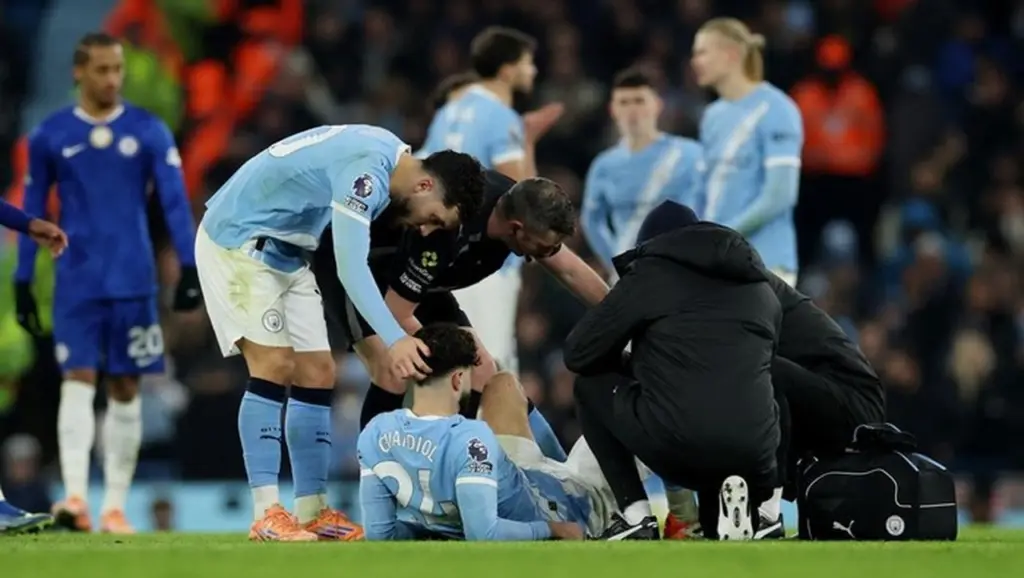 Manchester City Mendapat Pukulan Telak Imbang Melawan Brighton & Hove Albion. (foto: Reuters/phil Noble)