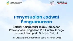 Seleksi Kompetisi Teknis Tambahan PPPK Kemensos Kembali Diundur, Cek Jadwal Terbaru!