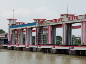 Sirene Pintu Air 10 Tangerang Meraung, Debit Sungai Cisadane Masuk Siaga 3