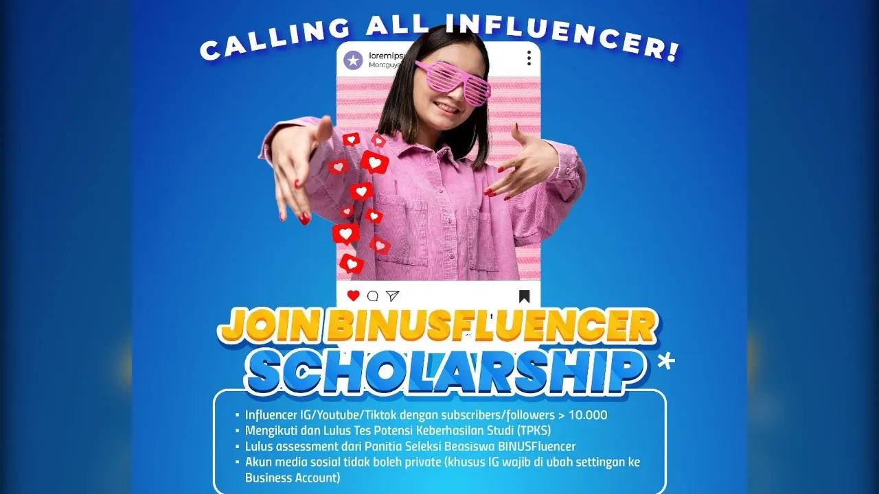 5 Kampus Yang Buka Jalur Beasiswa Influencer