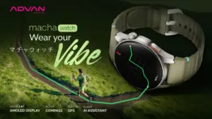 ADVAN Macha Watch Resmi Meluncur, Smartwatch AMOLED Dan GPS Mandiri Khusus Untuk Gen-Z