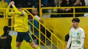 Al-Nassr Lumat Al Hazm 4-0, Cristiano Ronaldo Cetak Brace