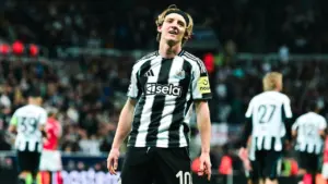 Anthony Gordon Jadi Pencetak Gol Terbanyak Newcastle United di Liga Champions