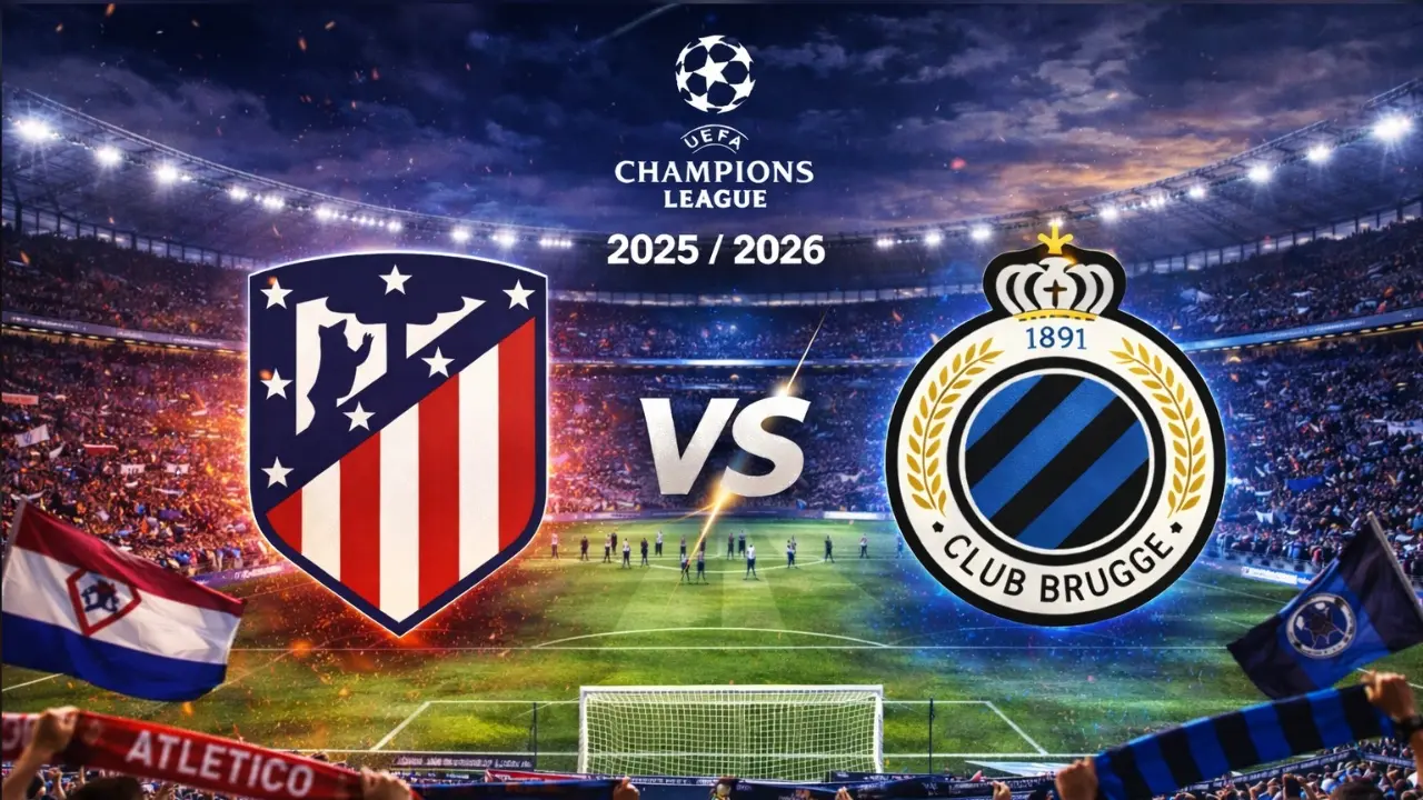 Atletico Madrid Vs Club Brugge Penentuan Nasib Ke Babak 16 Besar Liga Champions Di Metropolitano