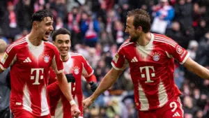 Bayern Munchen Atasi Perlawanan Sengit Eintracht Frankfurt 3-2, Harry Kane Cetak Brace