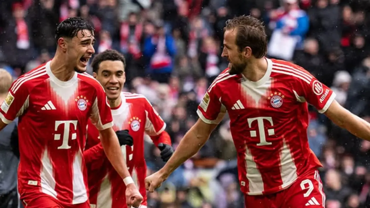 Bayern Munchen Atasi Perlawanan Sengit Eintracht Frankfurt 3 2 Harry Kane Cetak Brace