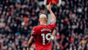 Bryan Mbeumo Tampak Pincang Usai Bawa Manchester United Kalahkan Tottenham Hotspur