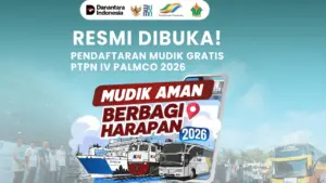 Cara Daftar Mudik Gratis PTPN IV PalmCo 2026, Cek Link Pendaftaran dan Batas Waktunya