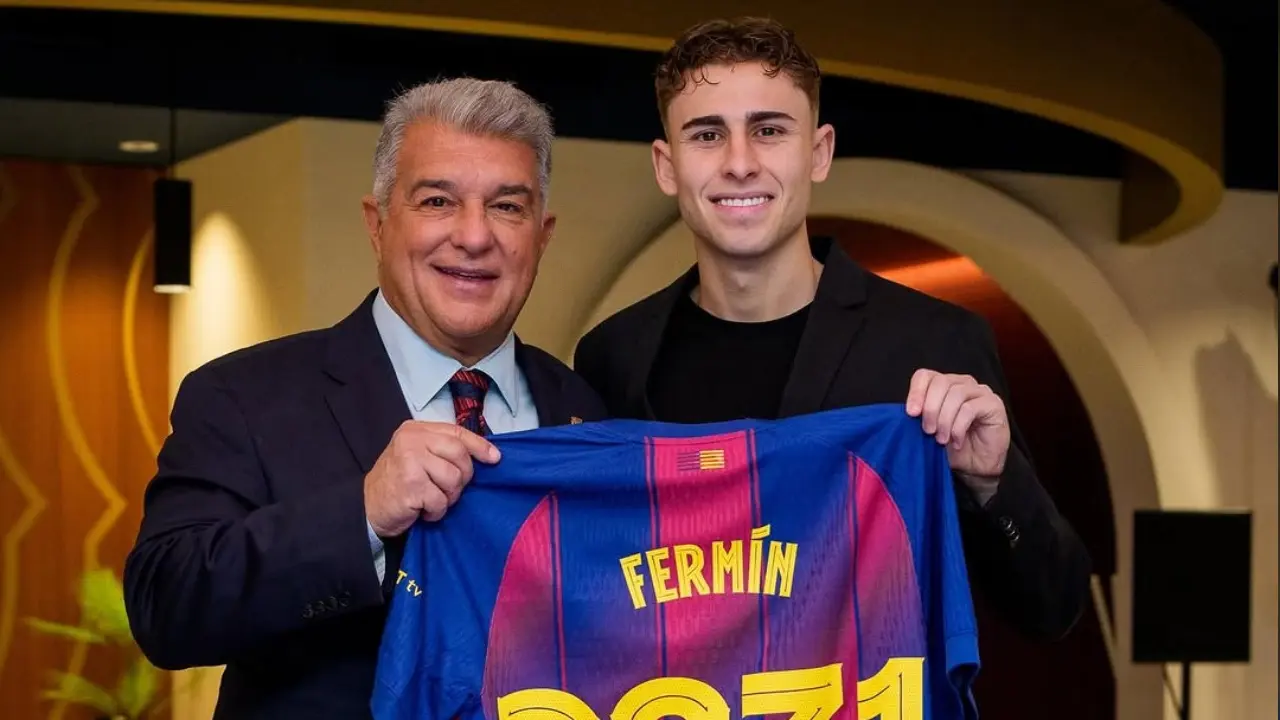 Fermin Lopez Akui Peran Vital Hansi Flick Usai Teken Kontrak Baru Di Barcelona