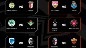 Hasil Drawing 16 Besar Liga Europa: Roma Tantang Bologna, Lille Hadapi Aston Villa