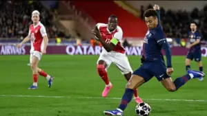 Jadi Pahlawan Comeback PSG di Markas AS Monaco, Desire Doue Raih Man of the Match Liga Champions