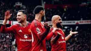 Manchester United Kalahkan Tottenham Hotspur 2-0, MU Makin Kokoh di 4 Besar Liga Inggris