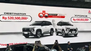 Mitsubishi Luncurkan Xforce dan Destinator Edisi Spesial 55 Tahun di IIMS 2026