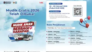 Pendaftaran Mudik Gratis Hutama Karya 2026 Resmi Dibuka, Simak Link dan Syarat Lengkapnya