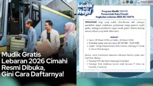 Pemkot Cimahi Buka Pendaftaran Mudik Gratis Lebaran 2026, Simak Cara Daftar dan Syaratnya