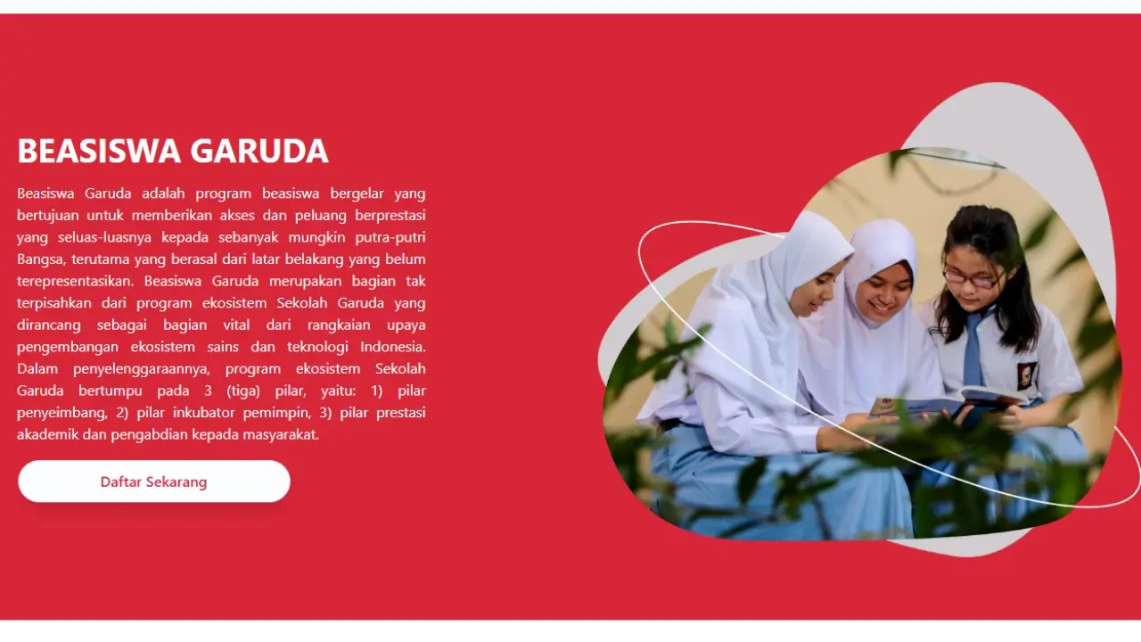 Pendaftaran Beasiswa Garuda 2026 Dibuka