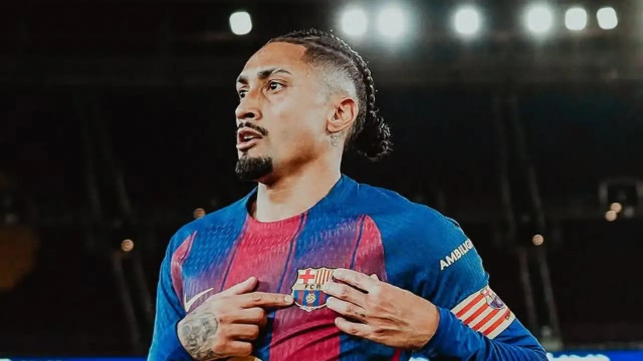 Raphinha Akui Belum 100 Persen Fit Jelang Laga Krusial Barcelona Kontra Atletico Madrid
