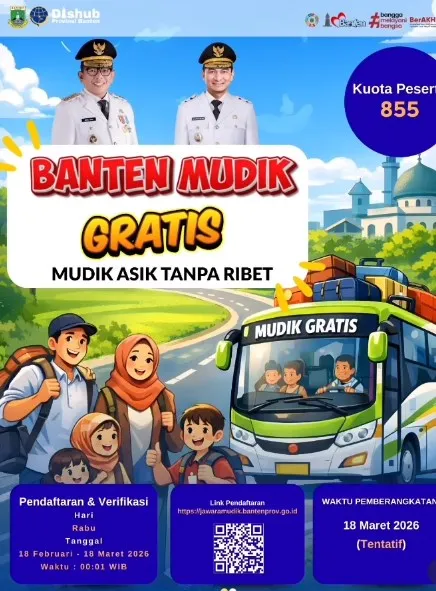 Program Mudik Gratis Pemprov Banten 2026