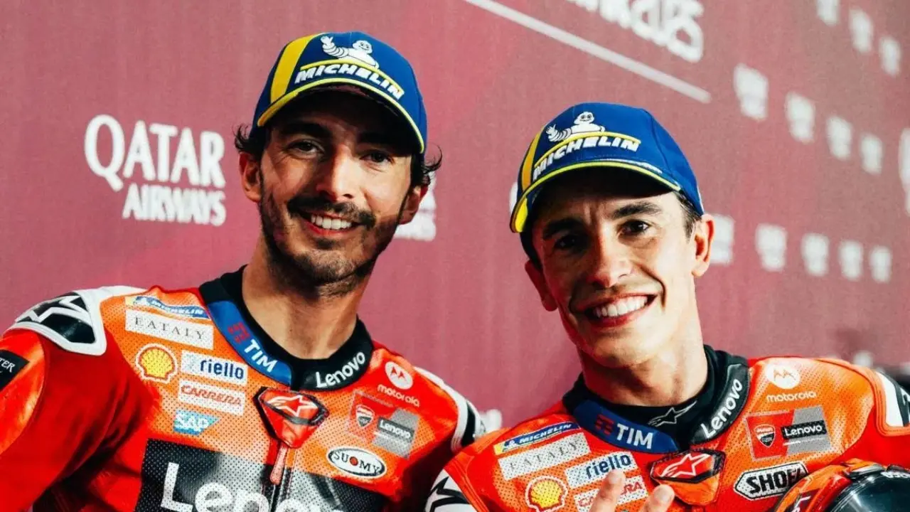 Bantah Valentino Rossi Bagnaia Tegaskan Marc Marquez Bukan Penyebab Masalahnya Di Ducati
