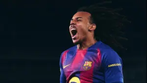 Barcelona Konfirmasi Cedera Paha Jules Kounde Pasca Kekalahan dari Atletico Madrid