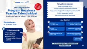 Beasiswa TeacherTalent Inklusi Buka Pendaftaran, Guru Honorer Bisa Dapat Pelatihan Gratis dan Uang Saku