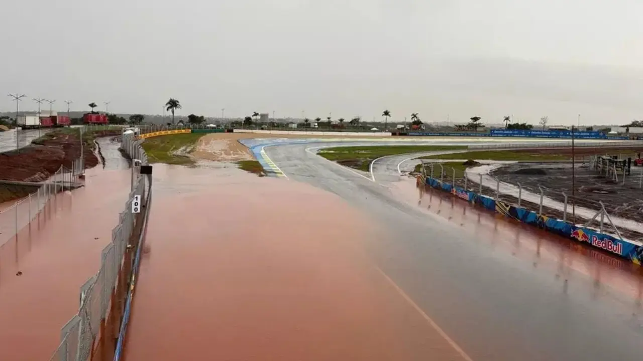 Belum Mulai Balapan Sirkuit Motogp Brasil 2026 Sudah Diterpa Banjir