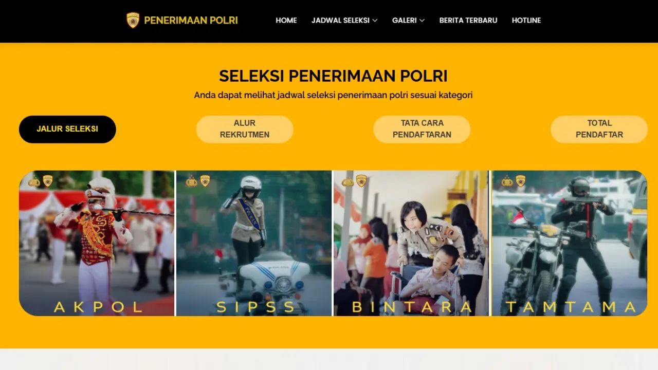Catat Jadwal Seleksi Bintara Polri 2026 Pendaftaran Dibuka Mulai Maret Ini
