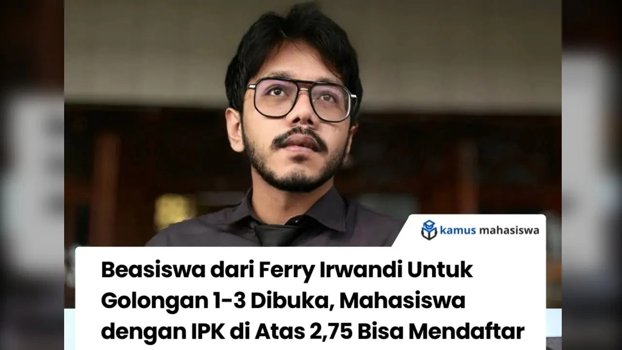Ferry Irwandi Beri Beasiswa Ukt 2026 Tanpa Syarat Follow Medsos Cukup Bukti Ipk