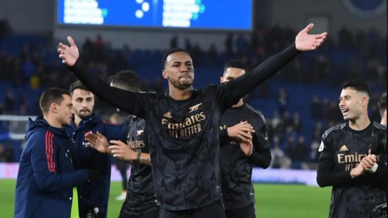 Gabriel Magalhaes Raih Man Of The Match Laga Brighton Vs Arsenal