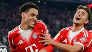 Hasil Bayern Munchen vs Borussia Monchengladbach 4-1: Dominasi Tuan Rumah Diwarnai Kartu Merah