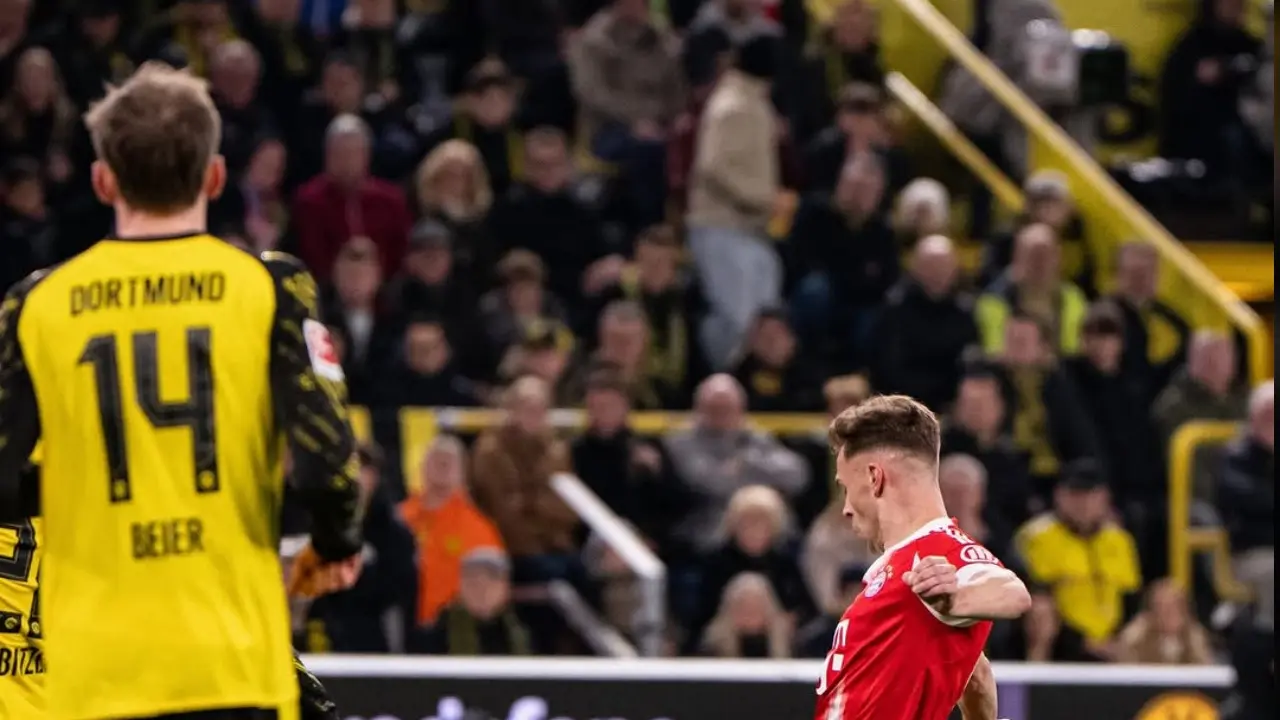 Hasil Borussia Dortmund Vs Bayern Munich 2 3 Gol Joshua Kimmich Di Akhir Laga Menangkan Die Roten