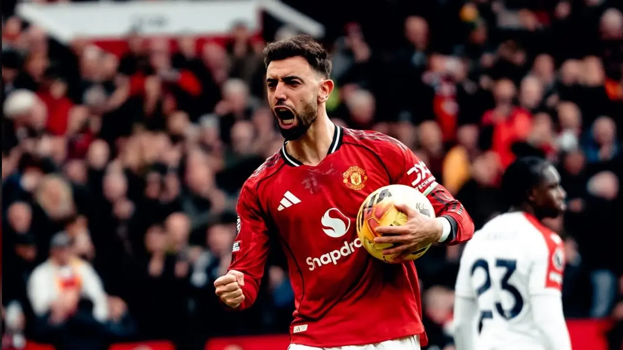 Hasil Sementara Manchester United Vs Crystal Palace 1 1 Gol Bruno Fernandes Dan Insiden Kartu Merah