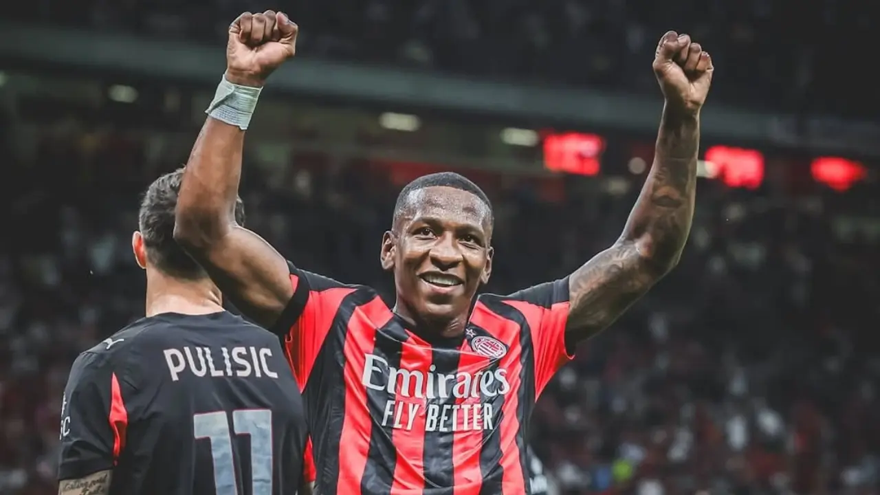 Pervis Estupi N Cetak Gol Perdananya Untuk Ac Milan Dalam Laga Sengit Melawan Inter