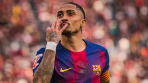 Raphinha Cetak Hat-trick, Bintang Barcelona Kini Sudah Koleksi 18 Gol Musim Ini