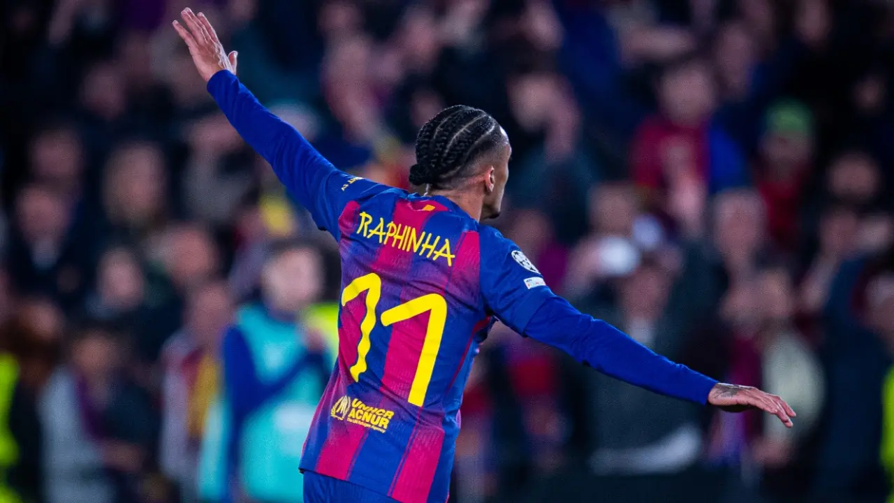 Raphinha Raih Penghargaan Pemain Terbaik Liga Champions Usai Antar Barcelona Kalahkan Newcastle United