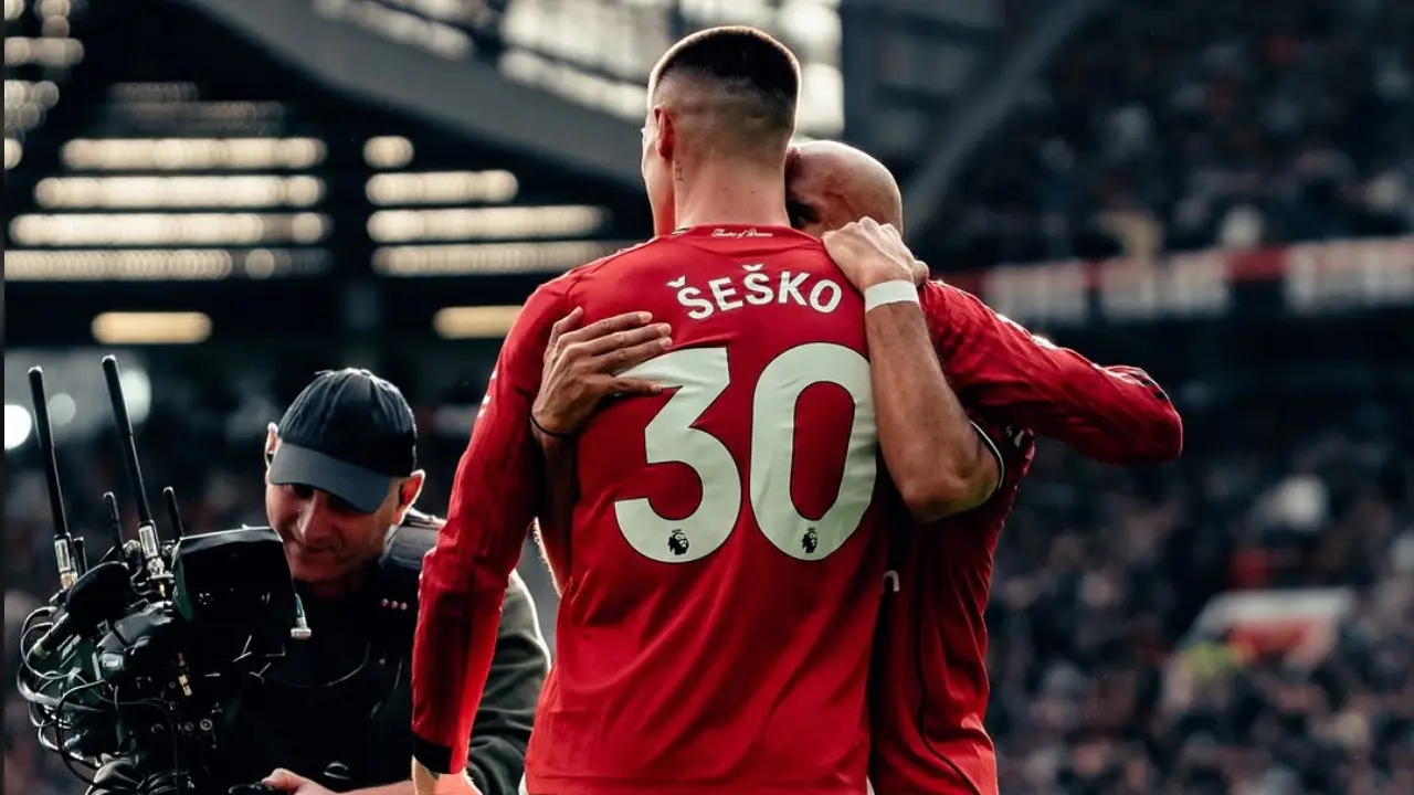Rating Pemain Manchester United Vs Crystal Palace Bruno Fernandes Dan Benjamin Sesko Jadi Penentu