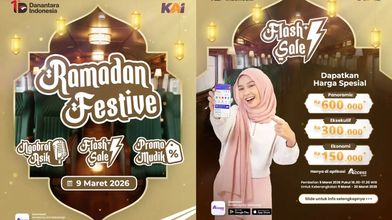 Siap Siap War Tiket Mudik Kai Flash Sale 2026 Dibuka 9 Maret Harga Mulai Rp150 Ribu