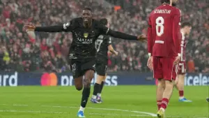 Ousmane Dembele Jadi Pemain Terbaik Liga Champions Saat PSG Tumbangkan Liverpool